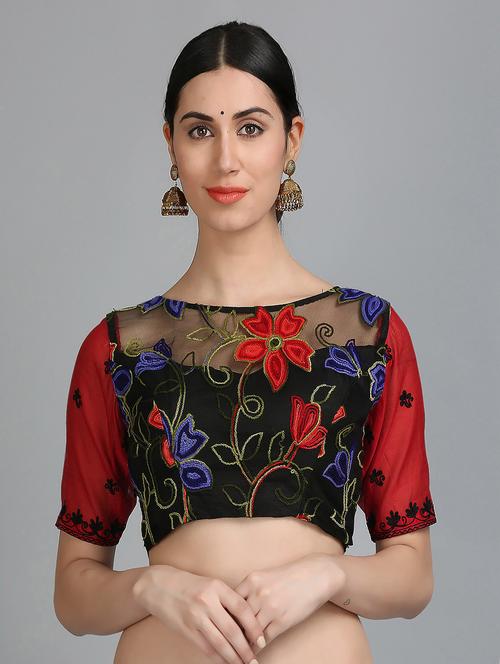 KAANCHIE NANGGIA black embroidered blouse - 14251092 - Very Small Image - 1