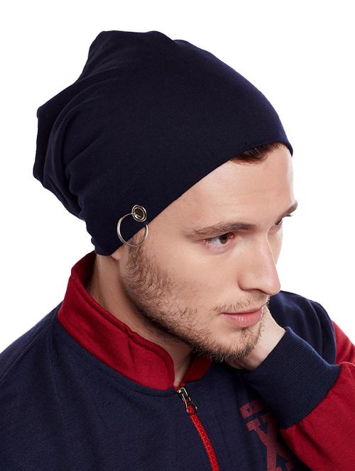 blue cotton winter cap - 14251873 - Very Small Image - 1