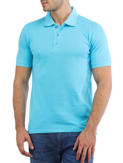 turquoise polo t-shirt - 14253481 - Very Small Image - 1