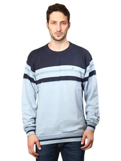blue cotton pullover - 14259814 - Very Small Image - 1