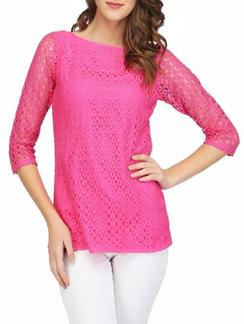 women's a line boat neck top - 14260903 - Very Small Image - 1