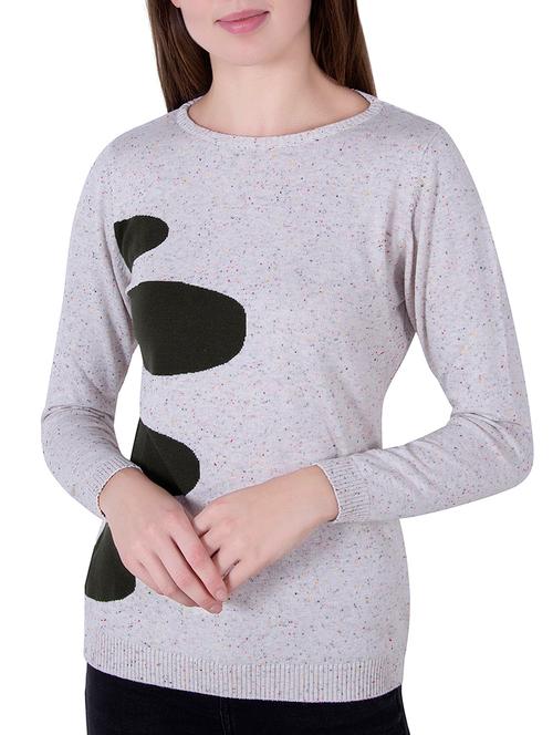 grey woollen pullover - 14261420 - Very Small Image - 1