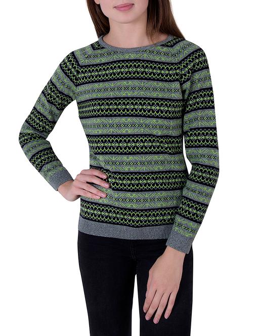 grey woollen pullover - 14261425 - Very Small Image - 1