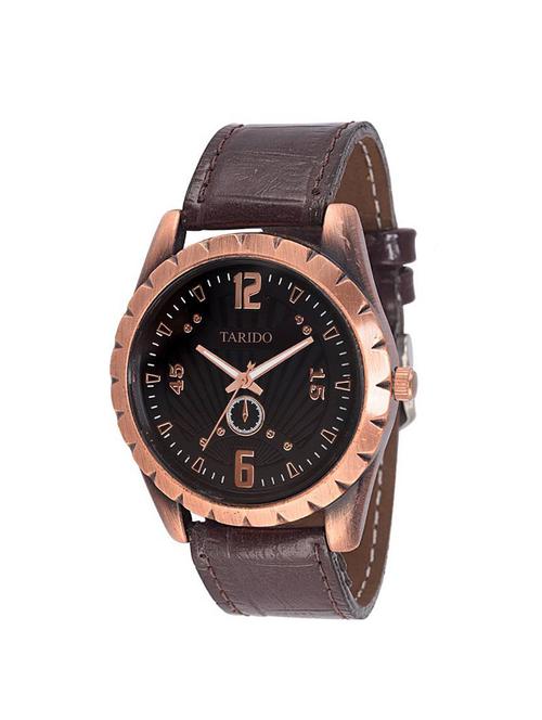 tarido new style analog  black dial men watch - 14264360 - Very Small Image - 1