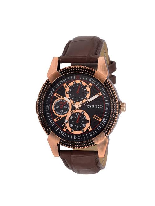 tarido new style analog  black dial men watch - 14264365 - Very Small Image - 1
