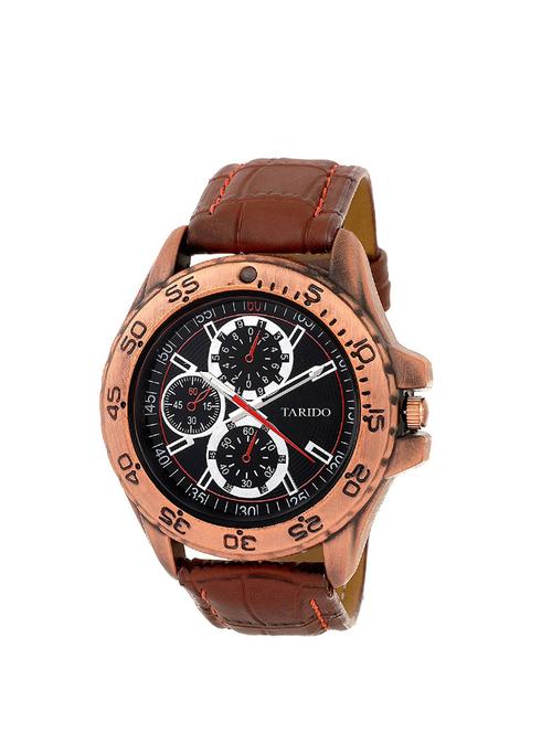 tarido new style analog  black dial men watch - 14264370 - Very Small Image - 1