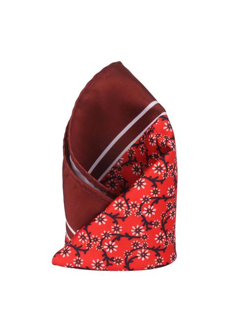 red polyester pocketsquare - 14264798 - Very Small Image - 1