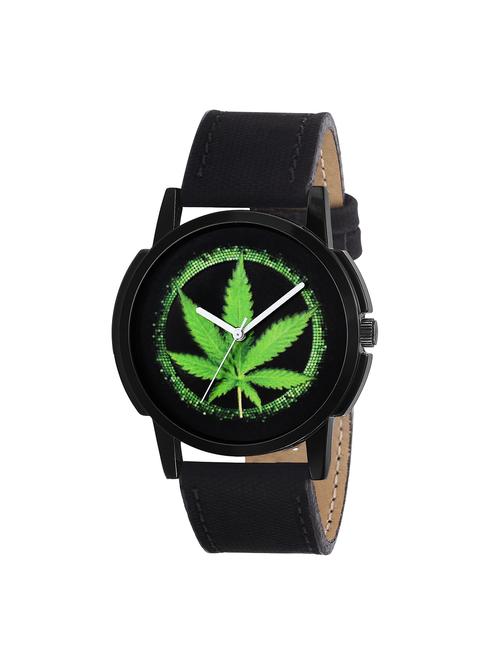 Gravity Leatherette Strap Round Dial Analog Watch - 14264840 - Very Small Image - 1