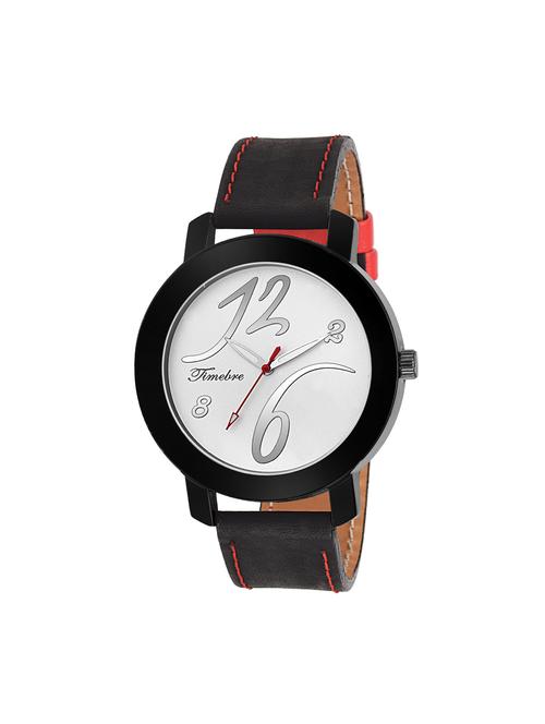 gravity leatherette strap round dial analog watch - 14264877 - Very Small Image - 1