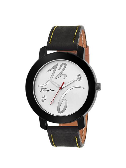 gravity leatherette strap round dial analog watch - 14264893 - Very Small Image - 1