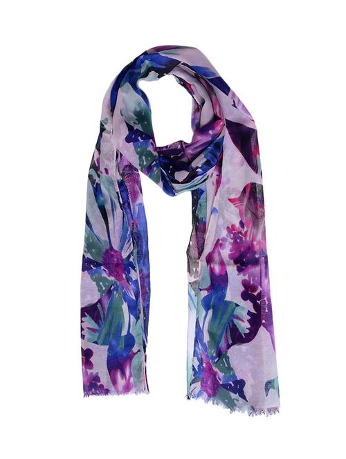 multi colored polyester scarf - 14265251 - Very Small Image - 1