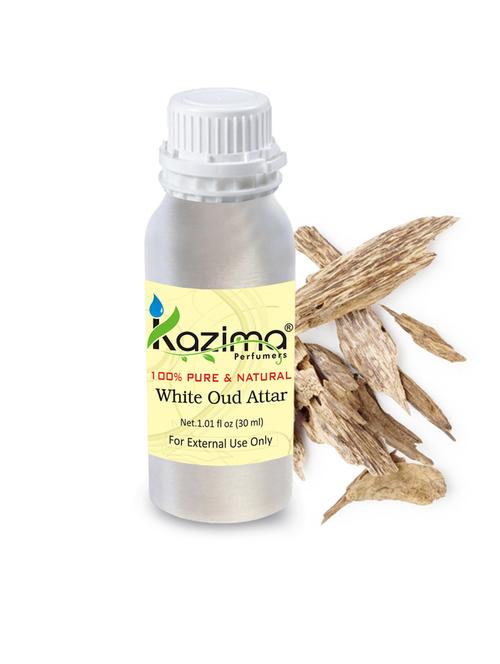 white oud attar perfume for unisex (30 ml) - pure natural undiluted (non-alcoholic) - 14265354 - Very Small Image - 1