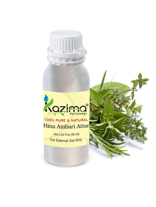 hina ambari attar perfume (30 ml) - pure natural undiluted - 14265360 - Very Small Image - 1