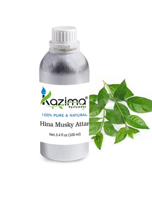 hina musky attar perfume (100 ml) - pure natural undiluted - 14265432 - Very Small Image - 1