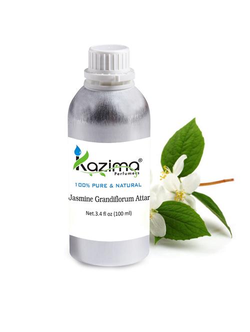jasmine grandiflorum attar perfume (100 ml) - pure natural undiluted - 14265437 - Very Small Image - 1