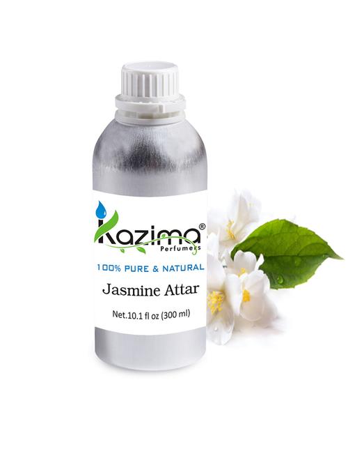 jasmine attar perfume for unisex (300 ml) - pure natural undiluted (non-alcoholic) - 14265475 - Very Small Image - 1