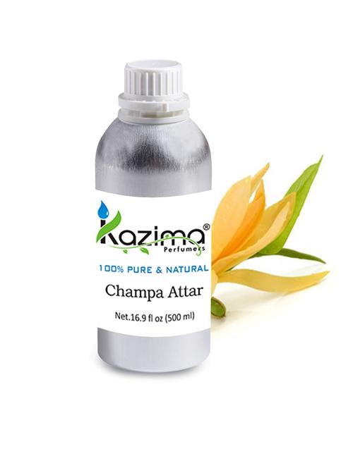 champa attar perfume for unisex (500 ml) - pure natural undiluted (non-alcoholic) - 14265537 - Very Small Image - 1