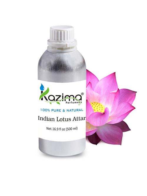 indian lotus attar perfume (500 ml) - pure natural undiluted - 14265578 - Very Small Image - 1
