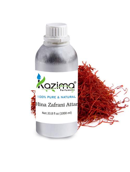 hina zafrani attar perfume (1000 ml) - pure natural undiluted - 14265647 - Very Small Image - 1