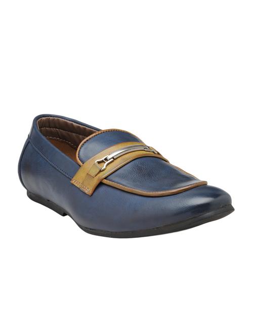 navy leatherette slip on - 14265823 - Very Small Image - 1