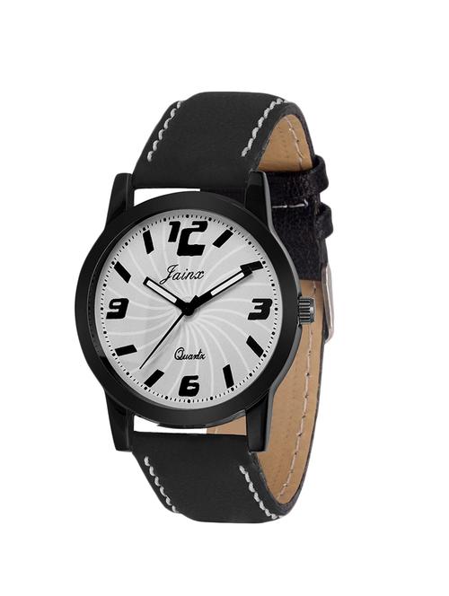 jainx swirl white dial analog watch for men, boys & kids - jm230 - 14280686 - Very Small Image - 1