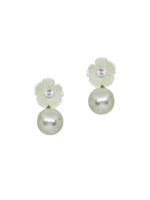 silver metal studs earrings - 14281142 - Very Small Image - 1