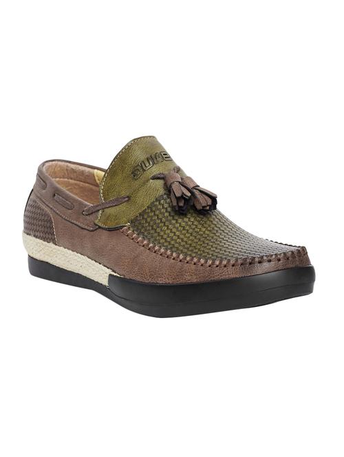 multi colored leatherette slip on loafer - 14293237 - Very Small Image - 1