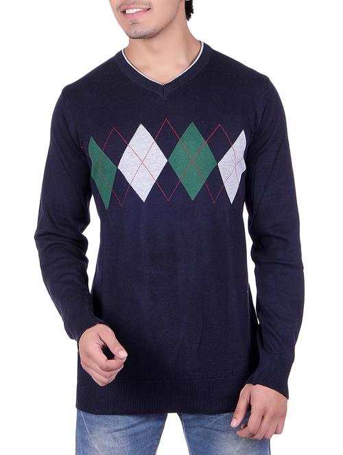 blue cotton pullover - 14314843 - Very Small Image - 1
