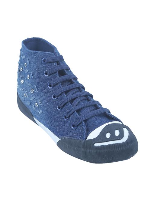 blue lace-up sneaker - 14315949 - Very Small Image - 1