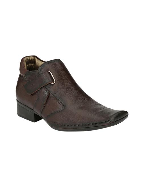 brown leather formal slip on - 14316700 - Very Small Image - 1