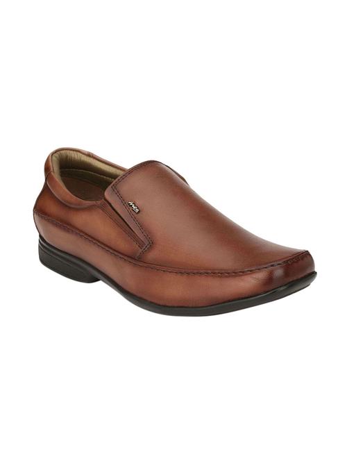 brown Leather formal slip on - 14316709 - Very Small Image - 1
