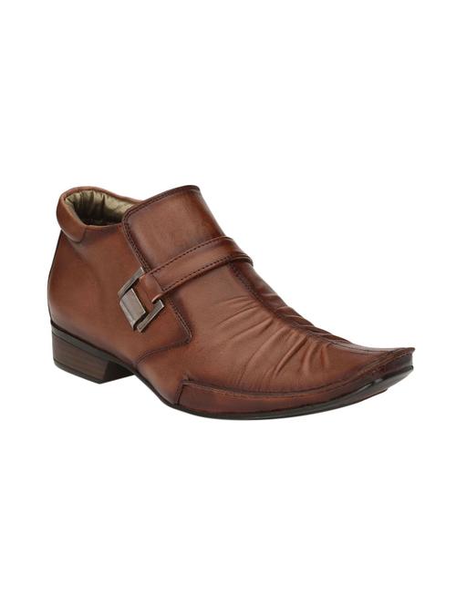 brown leather formal slip on - 14316714 - Very Small Image - 1