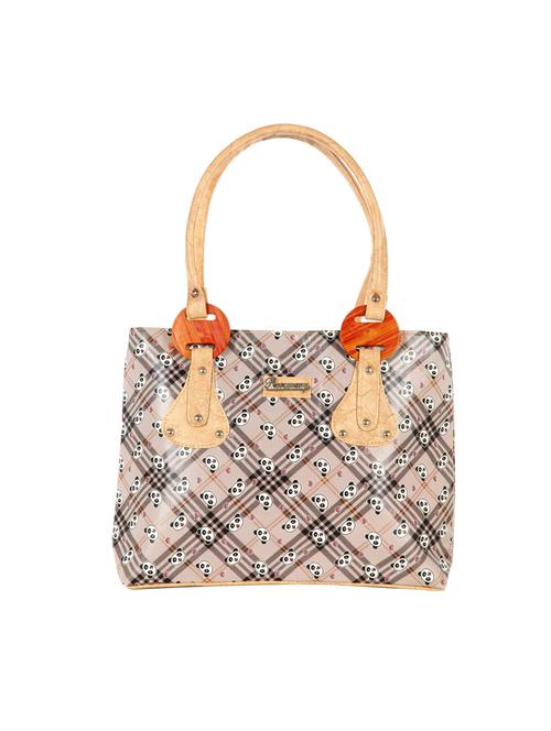 multi colored leatherette regular handbag - 14317261 - Very Small Image - 1