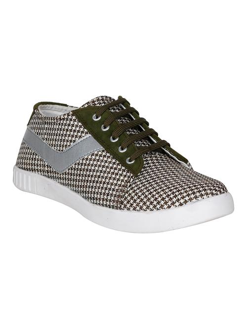 Green Jute Lace Up Sneaker - 14318023 - Very Small Image - 1