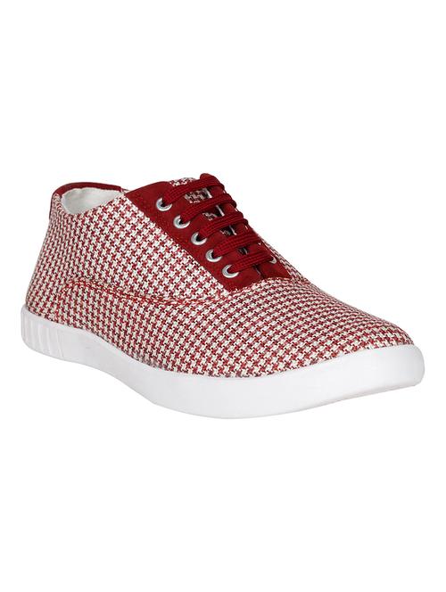 red jute lace up sneaker - 14318031 - Very Small Image - 1