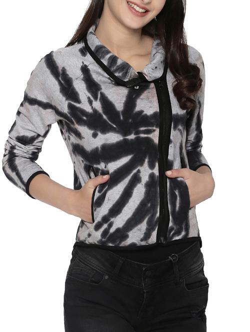 grey cotton jacket - 14320448 - Very Small Image - 1