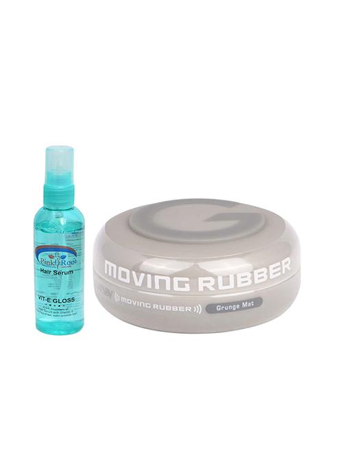 pink root hair serum & gatsby moving rubber (grunge mat) pack of 2 - 14320787 - Very Small Image - 1