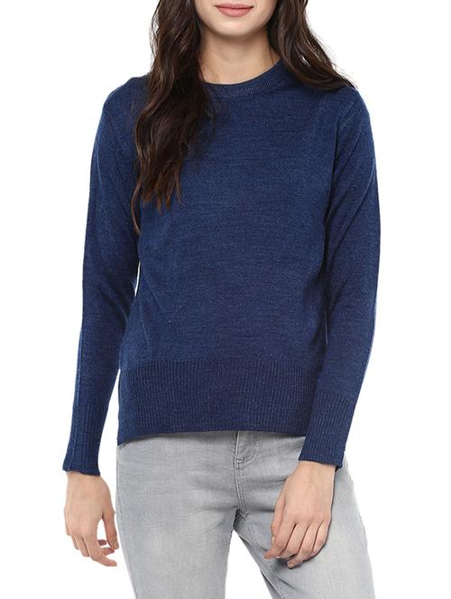 woolen high low pullover - 14321830 - Very Small Image - 1