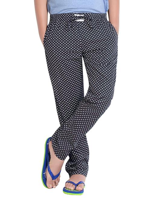 navy blue cotton pyjama - 14322004 - Very Small Image - 1