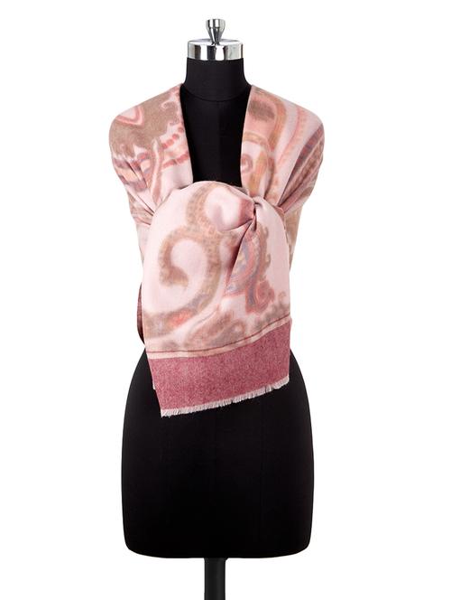 multicolored woollen stole - 14322282 - Very Small Image - 1