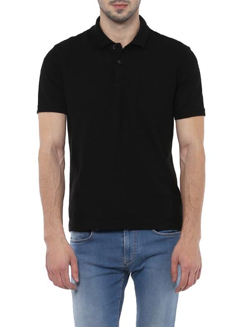 black polyester t-shirt - 14323240 - Very Small Image - 1
