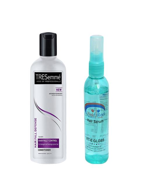 pink root hair serum (100ml) with tresemme hair fall defense conditioner pack of 2 - 14323605 - Very Small Image - 1