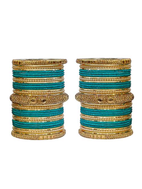 blue metal bangles - 14323704 - Very Small Image - 1