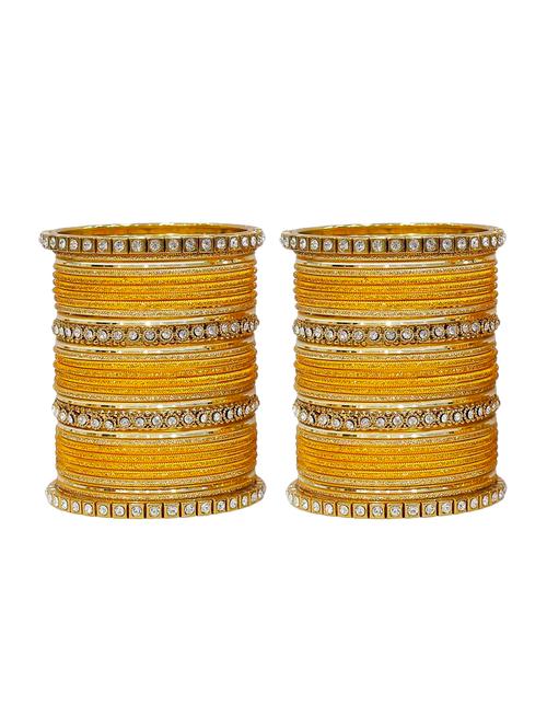 yellow metal bangles - 14323714 - Very Small Image - 1