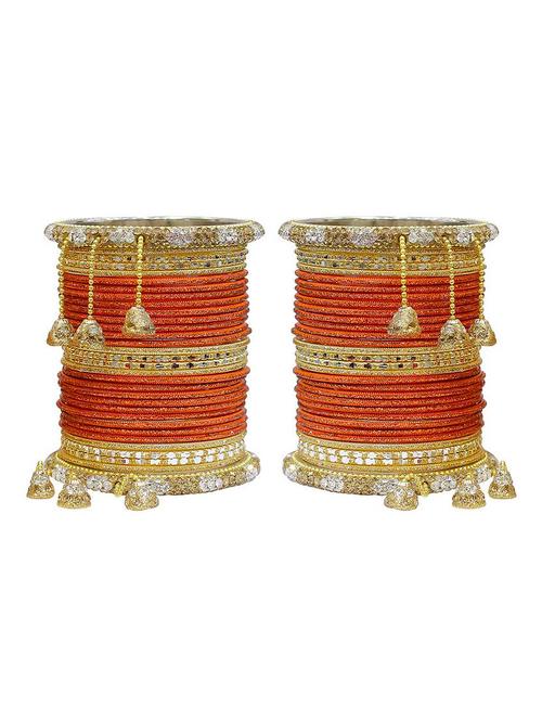orange metal bangles - 14323770 - Very Small Image - 1