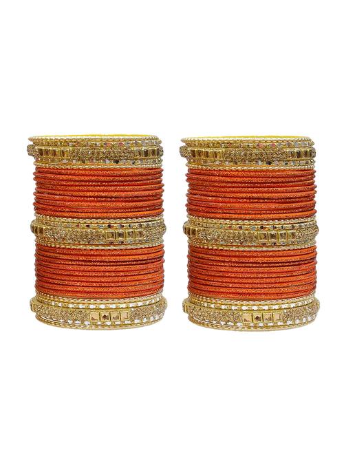 orange gold tone metal bangles - 14323784 - Very Small Image - 1