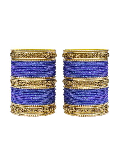 blue  gold tone bangles - 14323788 - Very Small Image - 1