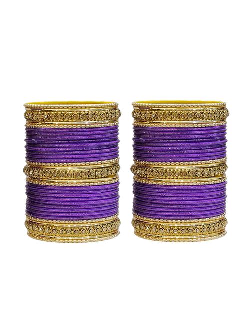 purple gold tone  bangles - 14323792 - Very Small Image - 1