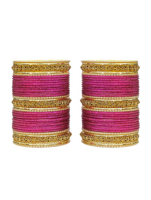 pink gold tone stone bangles - 14323794 - Very Small Image - 1