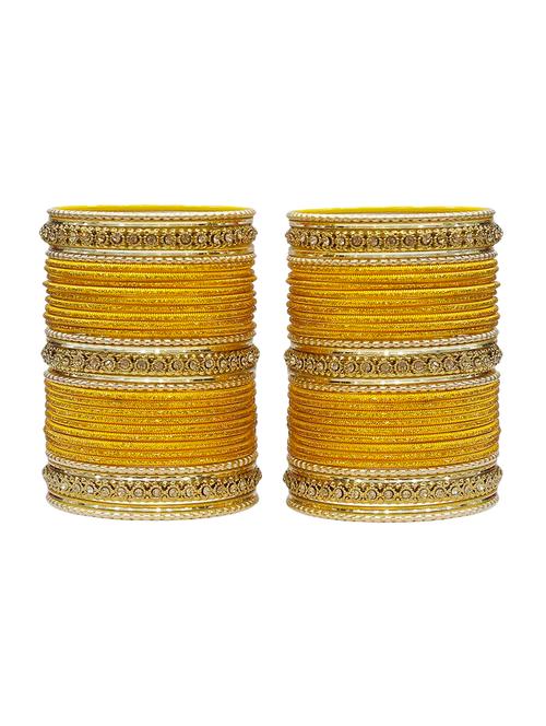 yellow gold tone  bangles - 14323795 - Very Small Image - 1